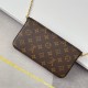 Replica Mirror Quality Louis Vuitton Félicie Pochette M81896