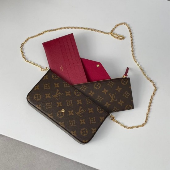 Replica Mirror Quality Louis Vuitton Félicie Pochette M81896