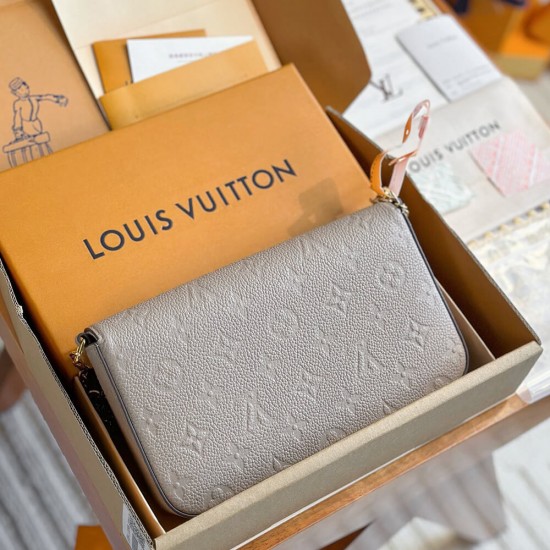 Replica Mirror Quality Louis Vuitton LV Felicie Pochette M82609