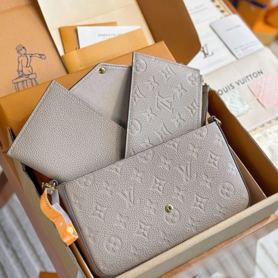 Replica Mirror Quality Louis Vuitton LV Felicie Pochette M82609