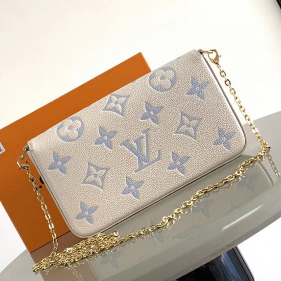 Replica Mirror Quality Louis Vuitton LV Felicie Pochette M83025