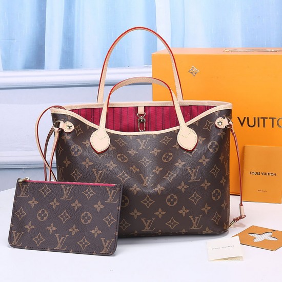 Replica Mirror Quality Louis Vuitton LV Neverfull PM M41245 Replica Mirror Quality Louis Vuitton LV Neverfull PM M41245