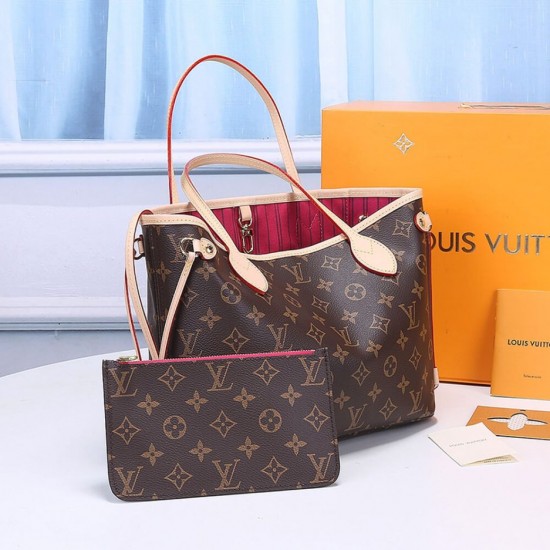 Replica Mirror Quality Louis Vuitton LV Neverfull PM M41245 Replica Mirror Quality Louis Vuitton LV Neverfull PM M41245