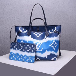 Replica Mirror Quality Louis Vuitton Escale Neverfull MM Tote 