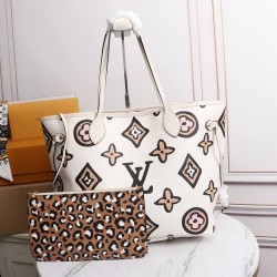 Replica Mirror Quality Louis Vuitton LV Neverfull MM M45819