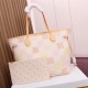 Replica Mirror Quality Louis Vuitton LV Neverfull MM N40668