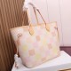 Replica Mirror Quality Louis Vuitton LV Neverfull MM N40668