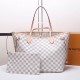Replica Mirror Quality Louis Vuitton Neverfull MM Tote N41361