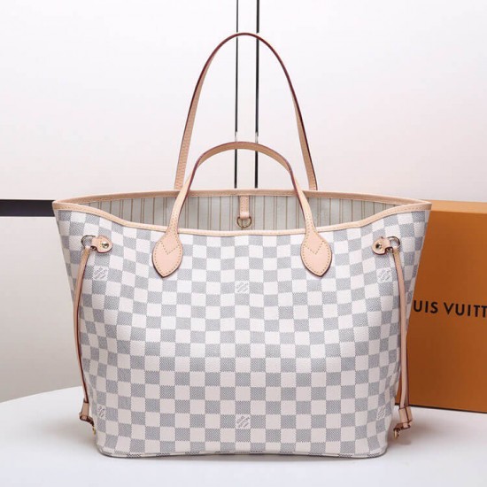 Replica Mirror Quality Louis Vuitton Neverfull MM Tote N41361