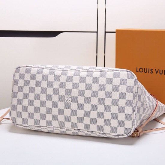 Replica Mirror Quality Louis Vuitton Neverfull MM Tote N41361