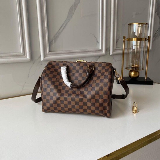 Replica Mirror Quality Louis Vuitton LV Speedy Bandouliere 30 Handbag N41367 Replica Mirror Quality Louis Vuitton LV Speedy Bandouliere 30 Handbag N41367