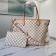 Replica Mirror Quality Louis Vuitton LV Neverfull MM N50047